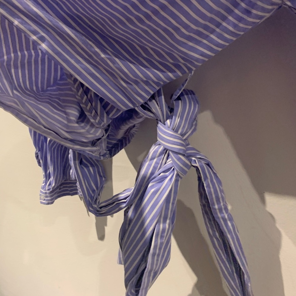 Zara wrap top💙🤍 - Picture 6 of 7